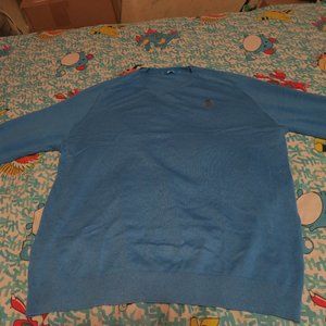 AT&T ATT Long Sleeve Pullover Sweater Employee Uniform Blue Men's Size 4XL